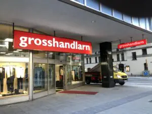 Bild på skylt för grosshandlarn